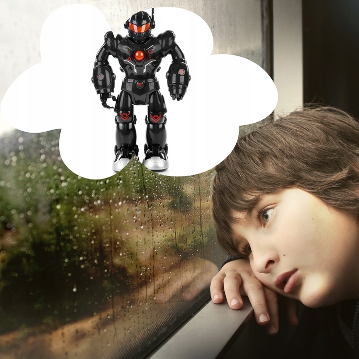 ROBOT INTERAKTYWNY ŚWIATŁO DŹWIĘK CHODZI STRZELA