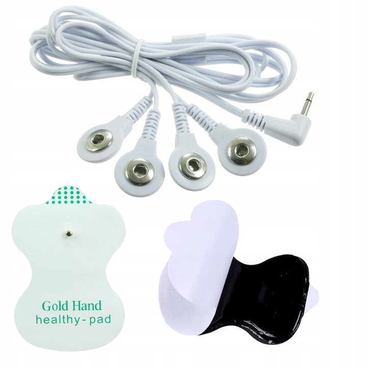 ELEKTROSTYMULATOR MIĘŚNI NERWÓW TENS EMS MOCNY SET