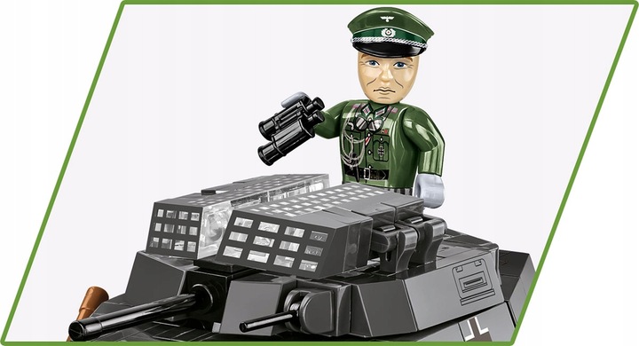 Klocki COBI 2657 Sd.Kfz.222 lekki pojazd niemiecki bojowy siły zwiadowcze