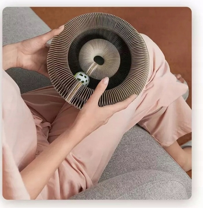 Drapak Dla Kota Zabawka Interaktywna Drapak z Piłką i Tunelem + Kocimietka