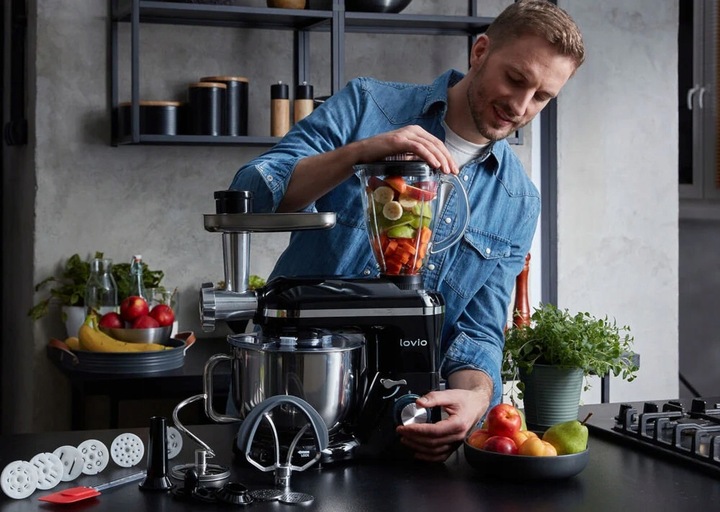 Robot kuchenny planetarny LOVIO HOME ChefAssistant Plus LVSTM02PBK 1900W