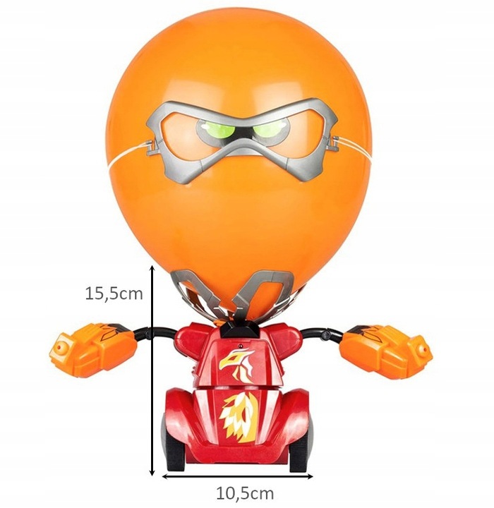 Zdalnie Sterowane Walczące Balony Roboty + 2 piloty + Zestaw 20 balonów RC