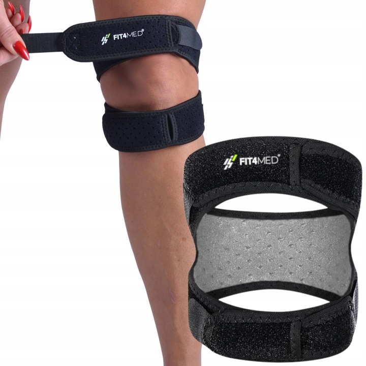 OPASKA STABILIZATOR KOLANA RZEPKI DOBRZE PODTRZYMUJE KOLANO DO BIEGANIA BÓL