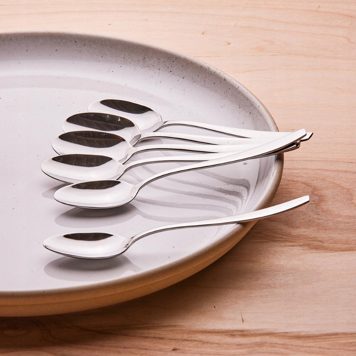 Sztućce Komplet na 6 osób Altom Design Planet srebrny połysk 24 elementy