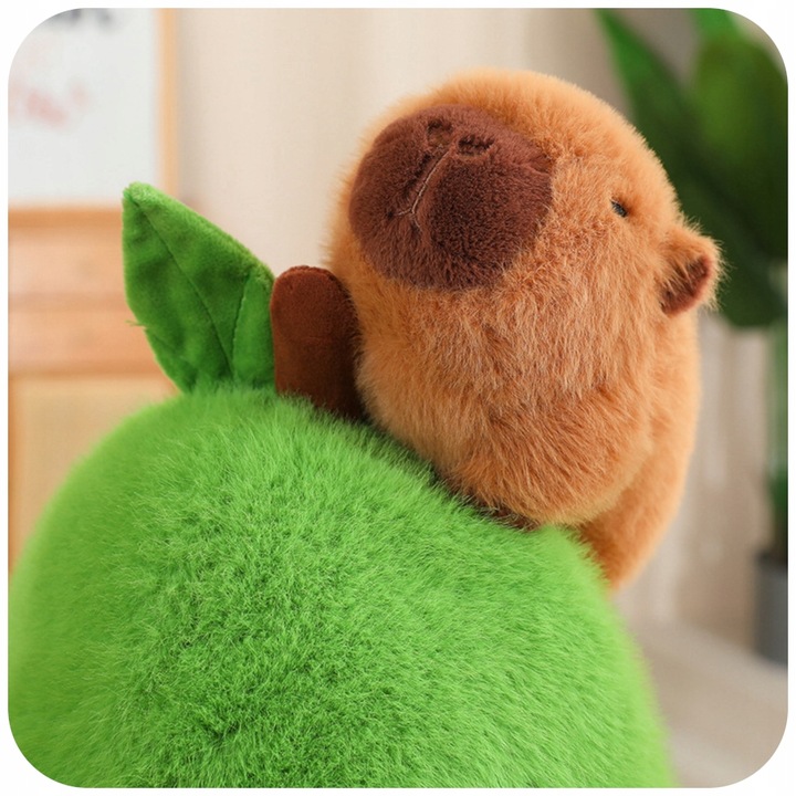 KAPIBARA W AWOKADO PLUSZAK ZABAWKA MASKOTKA PLUSZOWA PRZYTULANKA MIĘKKA 2W1
