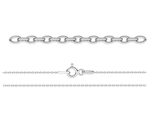 Łańcuszek ankier 45cm 1,1mm srebrny 925 #A030 45CM