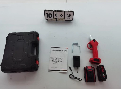 SEKATOR NOŻYCE ELEKTRYCZNY DO GAŁĘZI AKUMULATOROWY 2X BATERIA 30mm 21V