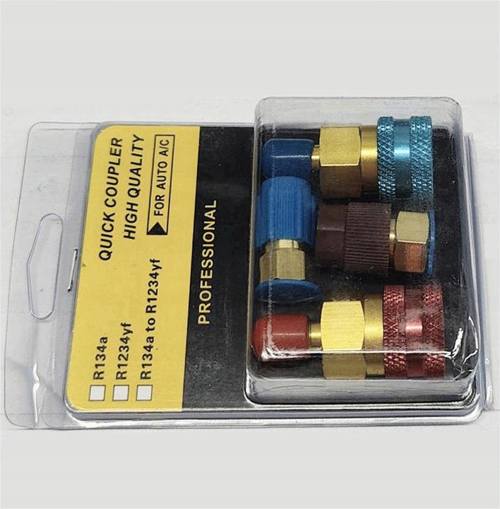 PRZEJŚCIÓWEK Z CZYNNIKA R1234YF NA R134A 2 SZT ZESTAW