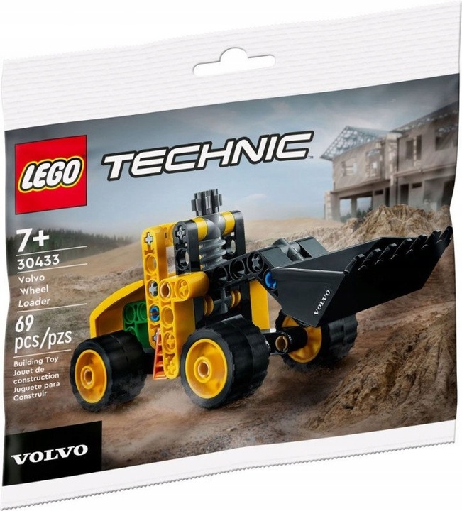 LEGO TECHNIC 30433 Ładowarka VOLVO Koparka 7+