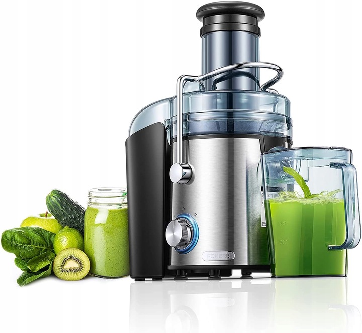 Sokowirówka FOHERE 2 poziomy prędkości srebrny/szary 800 W