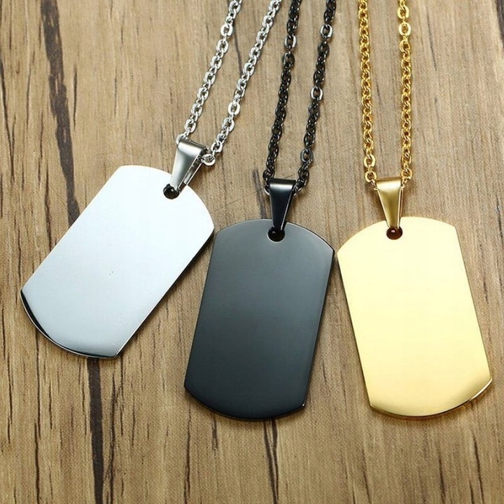 Nieśmiertelnik Zawieszka z Twoim Grawerem Prezent