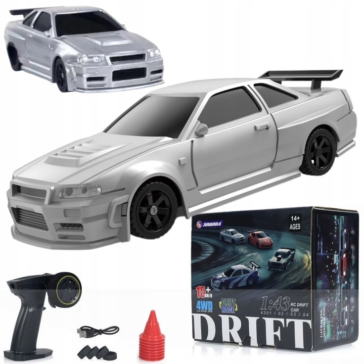 Auto do Driftu Zdalnie Sterowane na Pilot RC 1:43 Pojazd Żyroskop GYRO