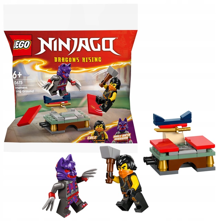 LEGO NINJAGO 71810 Mały Smok Smoczątko Riyu + GRATIS Polibag Cole KLOCKI
