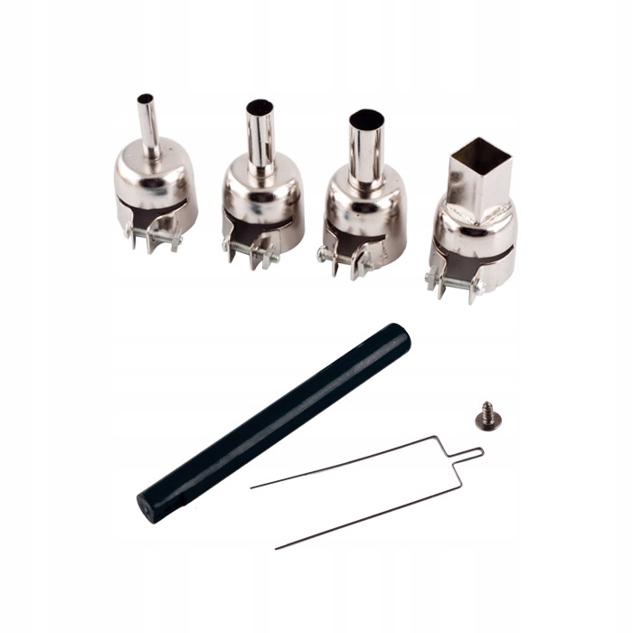 858D-II STACJA LUTOWNICZA LUTOWNICA HOT AIR 4 DYSZE KALIBRACJA TEMPERATURY