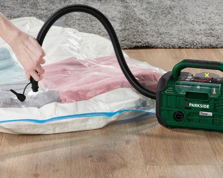 PARKSIDE aku pompka turystyczna z latarką 3w1 20V PKA 20 Li C3