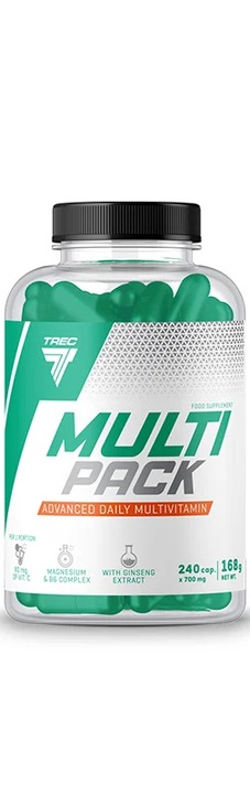 TREC MULTIPACK 240 tab.WITAMINY + ZEN SZEN