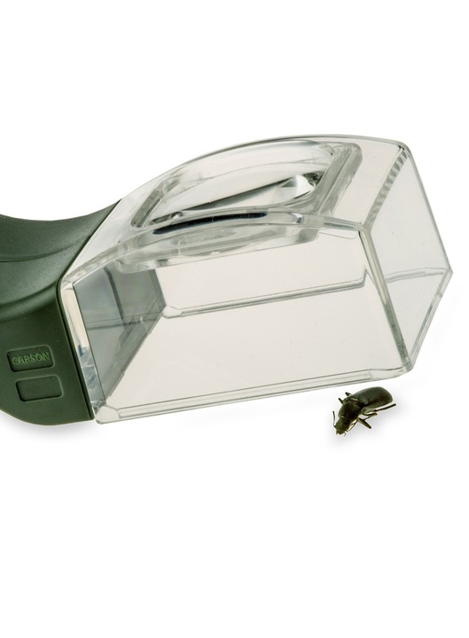 Lupa dla dzieci Carson BugView One Hand 5x Bug Catche - zielona