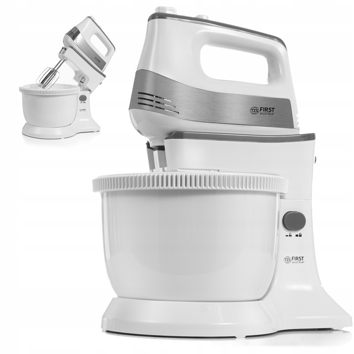 MIKSER KUCHENNY Z MISĄ OBROTOWĄ RĘCZNY FIRST AUSTRIA 500W