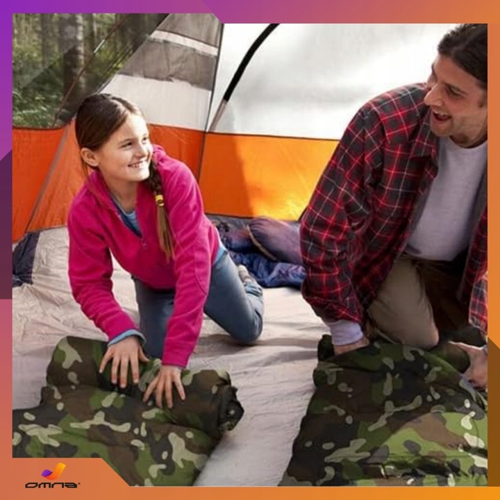 Śpiwór turystyczny dziecięcy dla dorosłych dziecka pod namiot ciepły kaptur