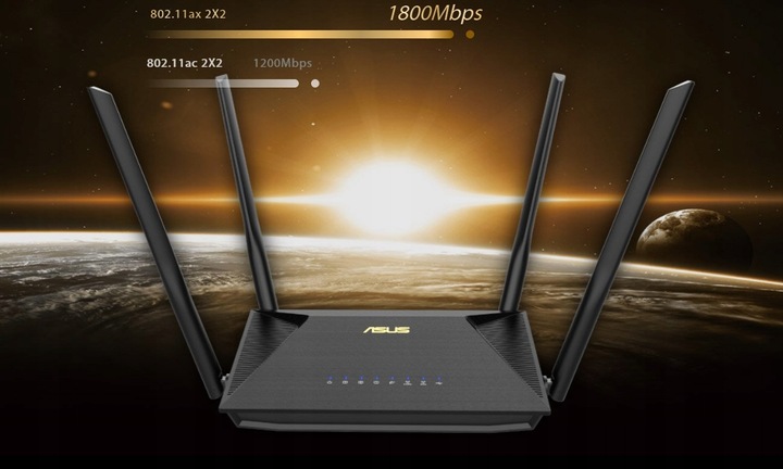 Router ASUS RT-AX53U Gigabit Ethernet WiFi 6/AX