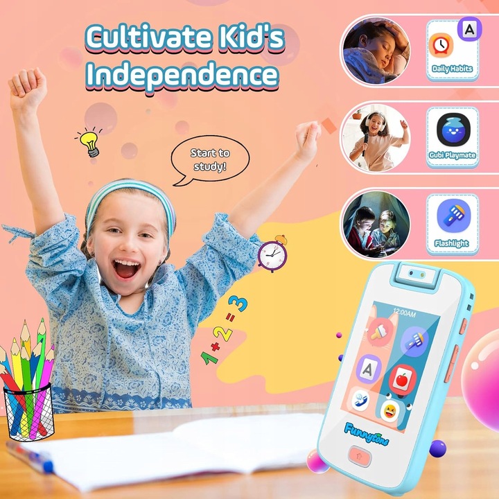 Smartfon Dla Dzieci z Kamerą i Grami - Nauka i Zabawa!