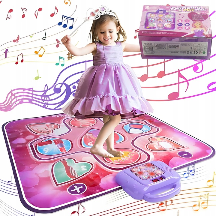 KSIĘŻNICZKA MATA INTERAKTYWY DO TAŃCA MUZYCZNEGO DLA DZIECI 6 TRYBÓW 90cm