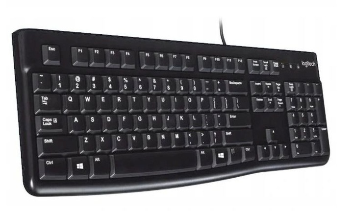 Klawiatura LOGITECH K120 czarna przewodowa USB 920-002479