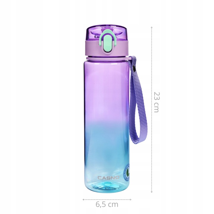 Butelka tritanowa na wodę z ustnikiem BPAfree Casno 0,56 l