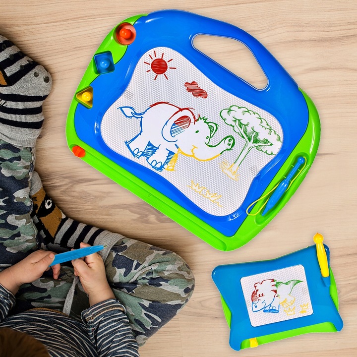 ZNIKOPIS TABLICA MAGNETYCZNA KOLOROWA DO MALOWANIA ZNIKOPIS STEMPELKI