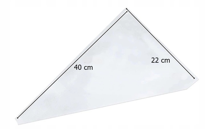 RĘKAW DO TORTU WOREK CUKIERNICZY KREM MASA DEKORACJE URODZINY 1szt