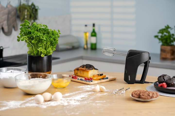 MIKSER RĘCZNY ZELMER LEKKI ROBOT KUCHENNY 5 BIEGÓW 4 KOŃCÓWKI TURBO 750W