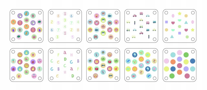 JABŁUSZKA MEMORKI GRA LOGICZNA PAMIĘCIOWA MEMORY TOOKY TOY