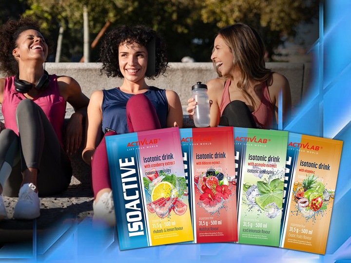 ACTIVLAB ISOACTIVE ISOTONIC x18 MIX SMAKÓW NAPÓJ IZOTONICZNY IZOTONIK