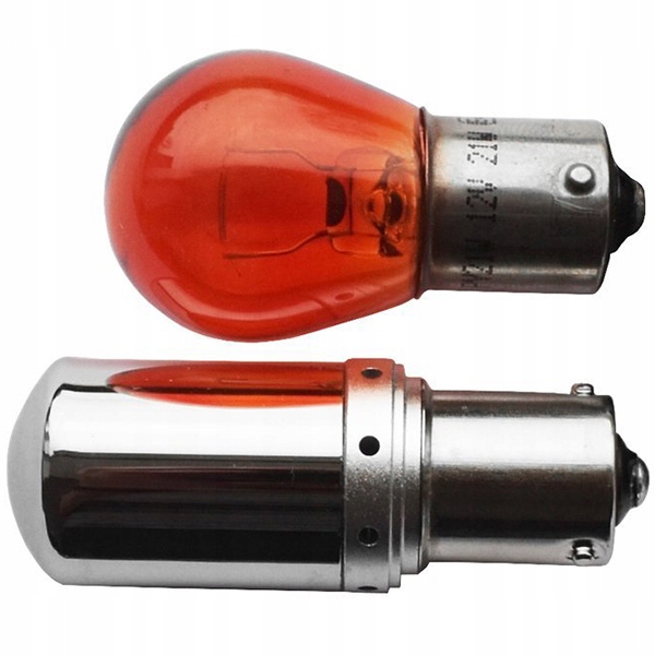 2x PY21W BAU15s CANBUS LED POMARAŃCZOWE ŻARÓWKI KIERUNKOWSKAZÓW 12V KPL.
