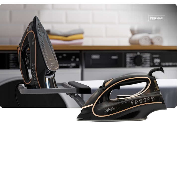 Żelazko parowe Kernau KSSI 3101 C 3200W Wyrzut pary 25-35 g/min Anti-Drip