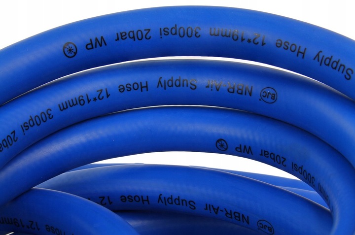 PRZEWÓD ZAKUWANY PNEUMATYCZNY DO KOMPRESORA WĄŻ CIŚNIENIOWY NBR 12x19mm 20m