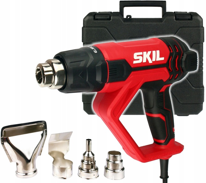 OPALARKA 2000W 8040 SKIL + WALIZKA + 4 DYSZE + LCD