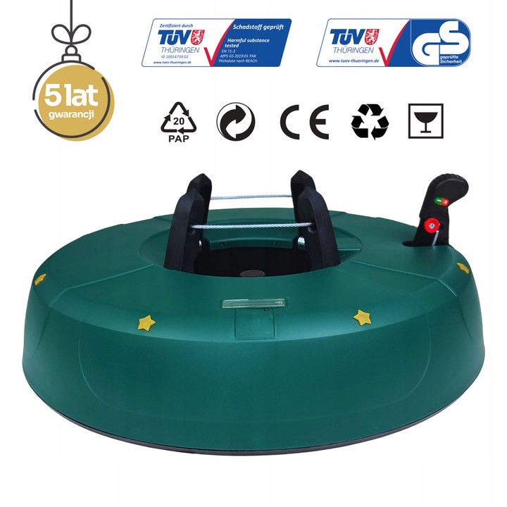 Stojak choinkowy KAMAI SELECT 4.5D Zielony podstawka do żywej choinki 4,5m