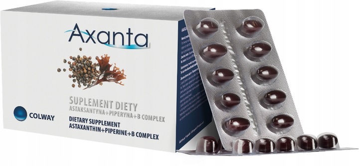 2x Axanta COLWAY 60 kaps. - Astaksantyna - Suplement Diety Colway