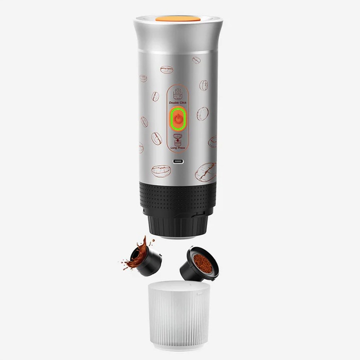 PODRÓŻNY ekspres do kawy mielonej+ na kapsułki CIŚNIENIOWY 20 Bar AEROGOGO