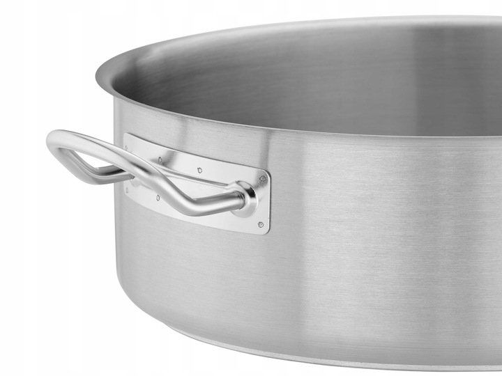 GARNEK INDUKCJA NIERDZEWNY 8,8 L NISKI 320 mm TROJWARSTWOWE DNO PRESTONA