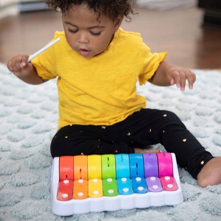 Ksylofon dla dzieci Instrument kolorowe grające Cymbałki Fat Brain Toys