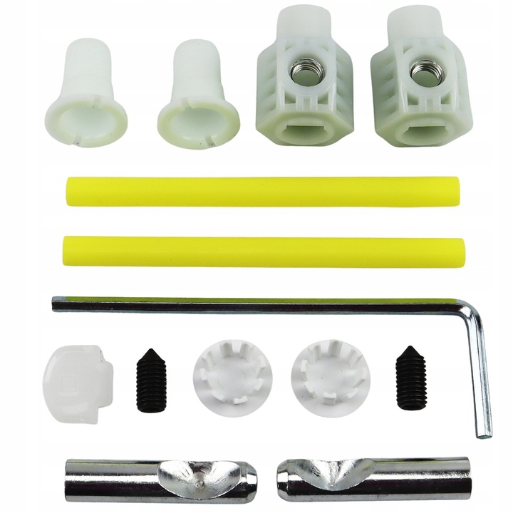 Zestaw mocowań ukrytego montażu do misek WC i bidetów wiszących - KOMPLET