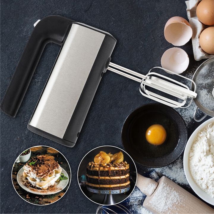 MIKSER RĘCZNY ROBOT KUCHENNY TURBO 800W 5 BIEGÓW