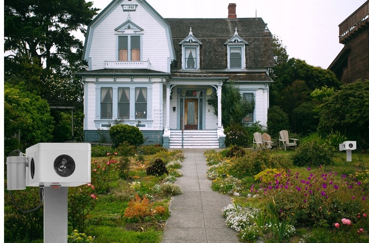 Potężny odstraszacz ogrodowy na kuny lisy szczury myszy, 2500 m2