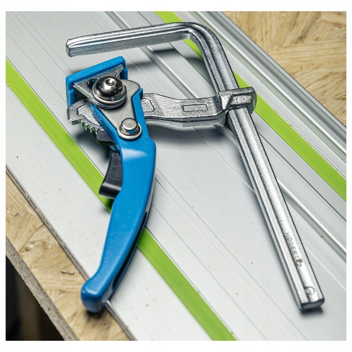 ŚCISK DŹWIGNIOWY 160mm DO SZYNY MILWAUKEE MAKITA FESTOOL HOGERT HT3B941