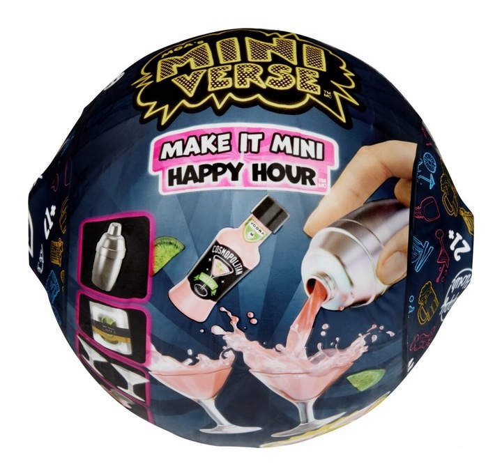 MGA's Miniverse Make It Mini Happy Hour Mini Collectibles, Blind Packaging
