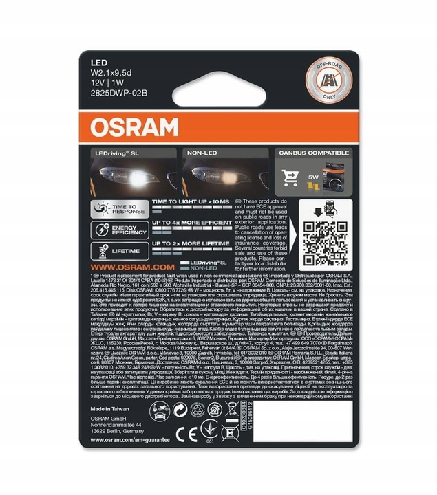 Osram żarówka Led Premium New W5W 6000 K BIAŁA