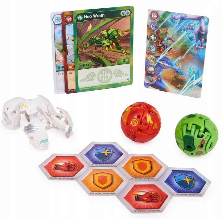 BAKUGAN Evolutions Startowy 3szt GILLATOR Ultra