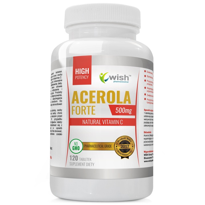 WITAMINA K2 MK-7 z natto +D3 2000IU+ ACEROLA Wit C